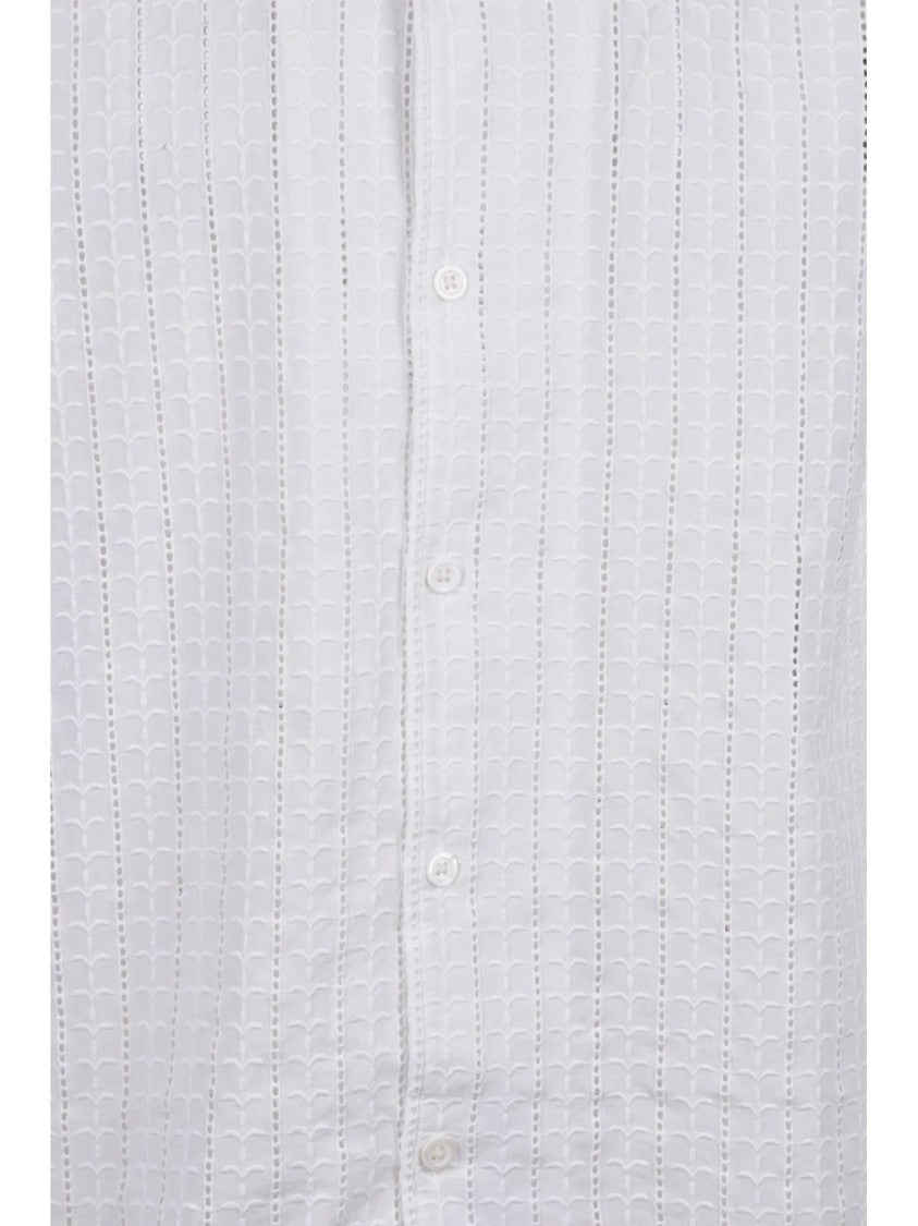 Boss White Cotton Shirt