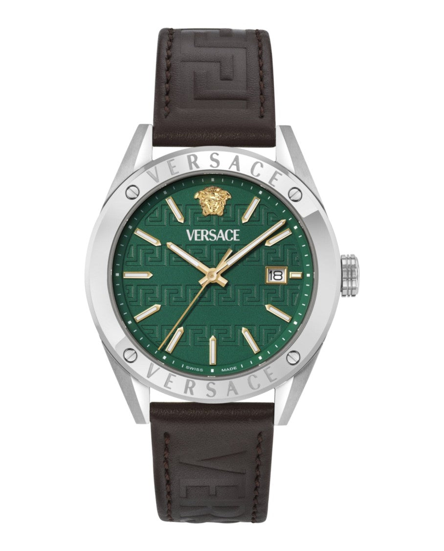 Versace Athletic Leather Watch