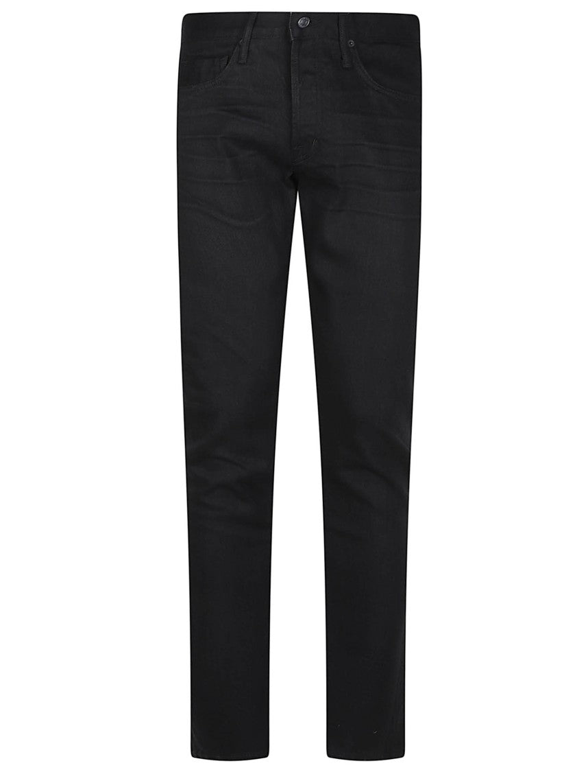 Tom Ford Stretch Selvedge Slim-Fit Five-Pocket Jeans