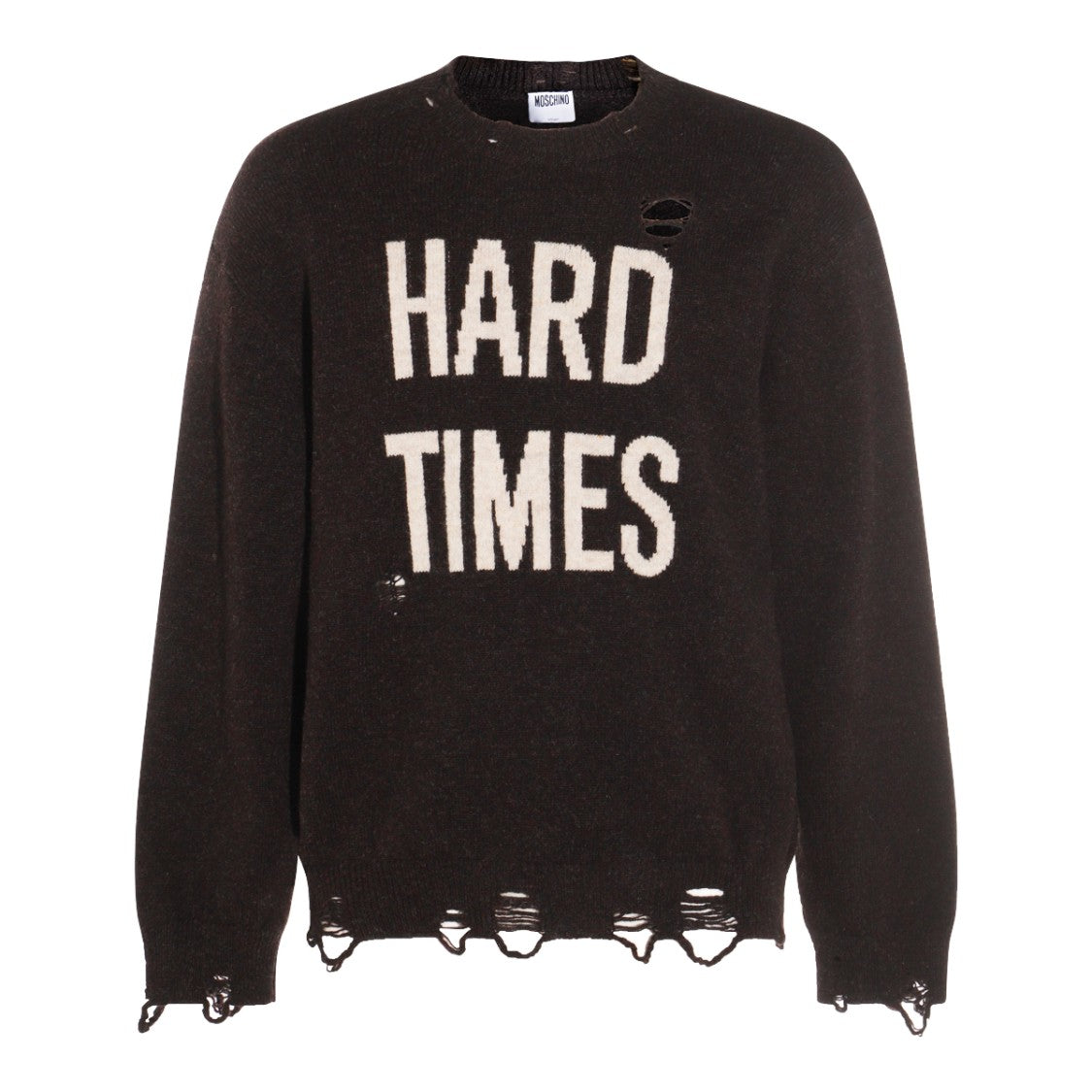 Moschino Brown Cashmere Knitwear