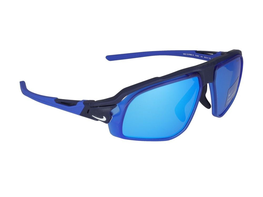 Nike Sunglasses Nike Flyfree M Fv2391 410 Matte Navy/Blue Mirror/Volt 59/14/135