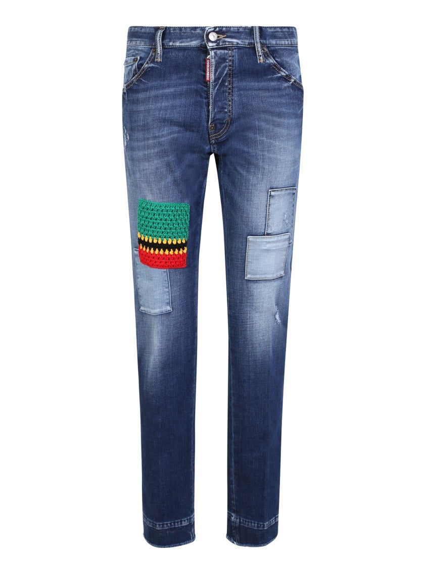 Dsquared2 Blue Slim-Fit Jeans