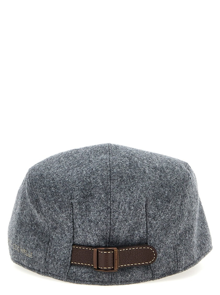 Brunello Cucinelli Logo Embroidery Hat