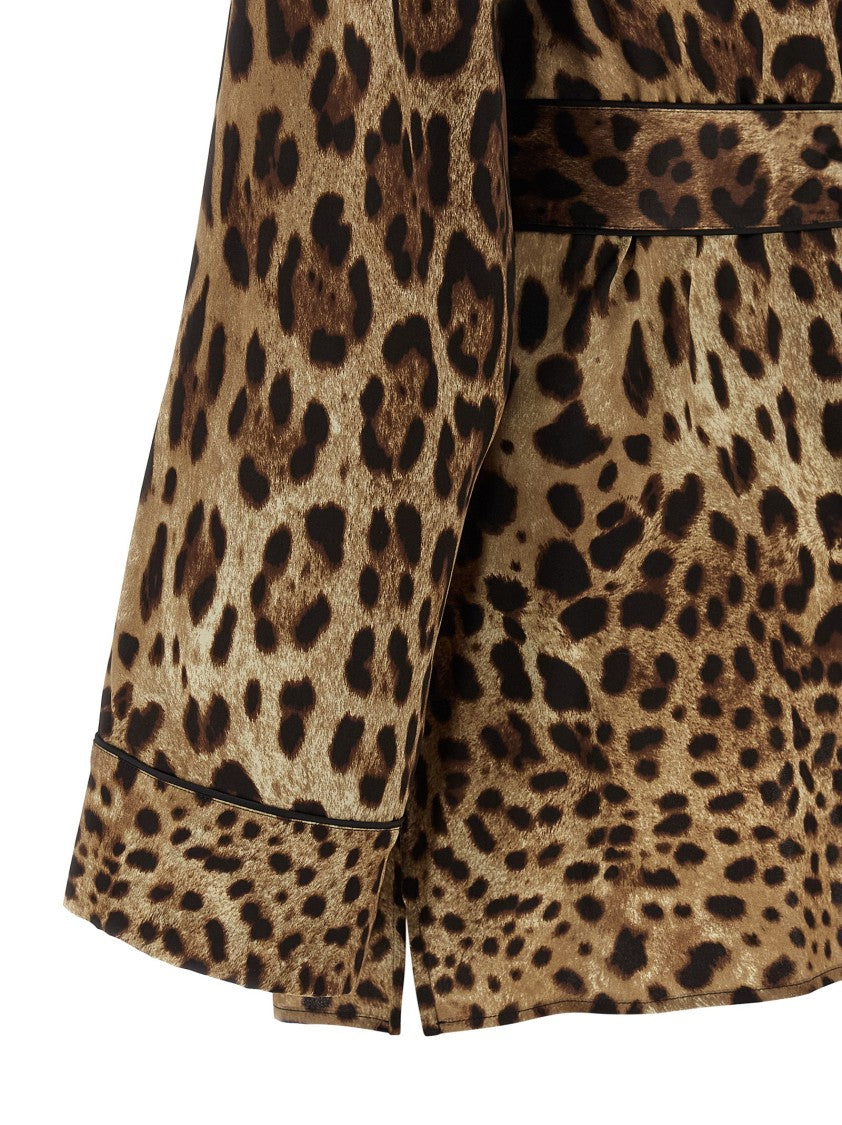 Dolce & Gabbana 'Leopardo' Pajama Shirt