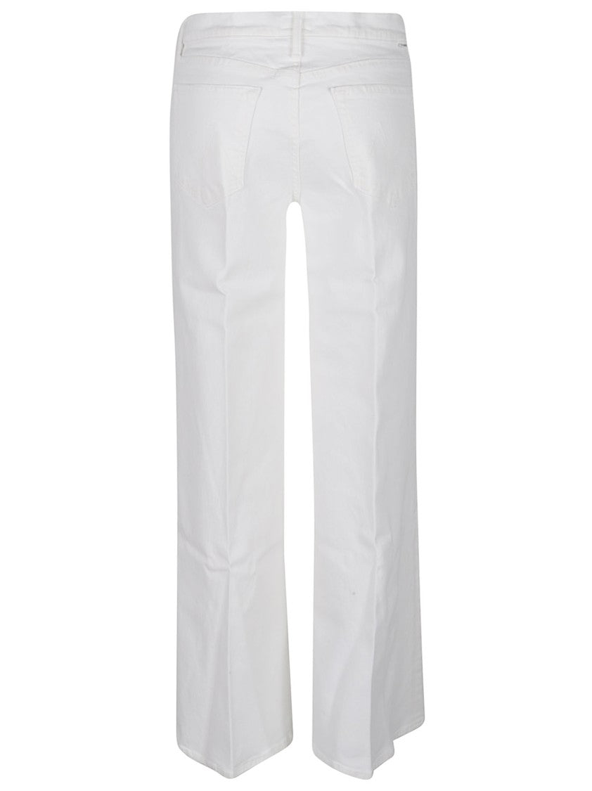 Mother The Twister Sneak High Waist Cotton Jeans