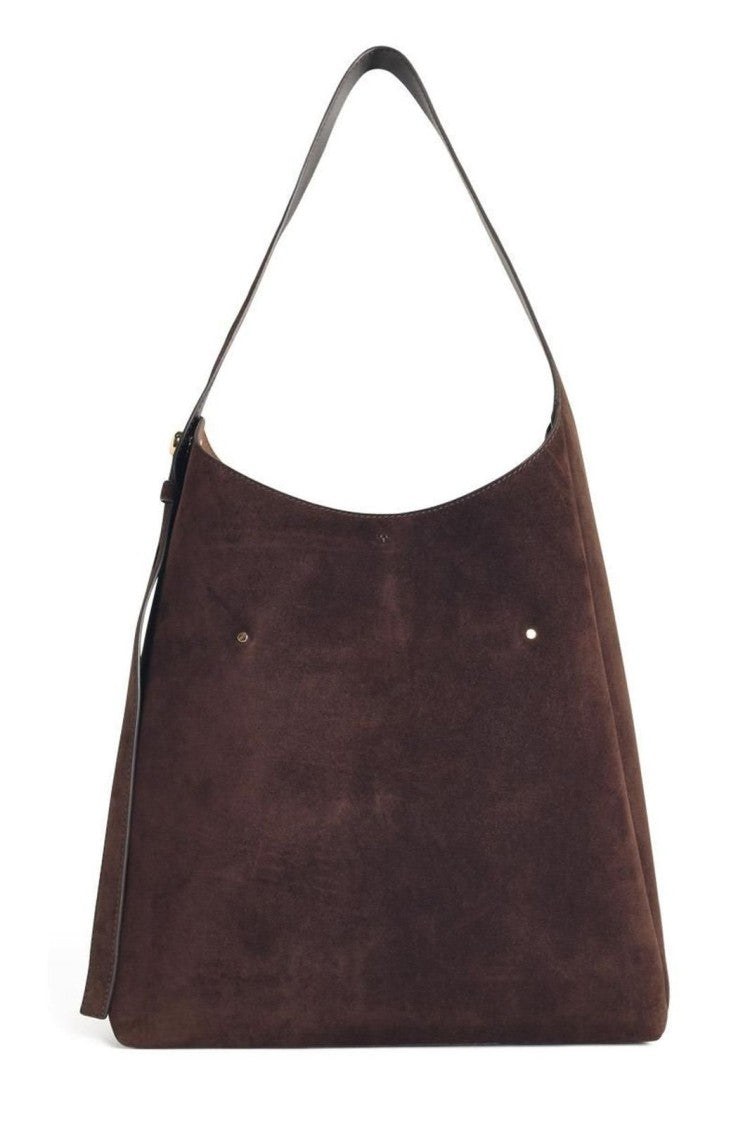 Tory Burch Ebony Suede Hobo Bag