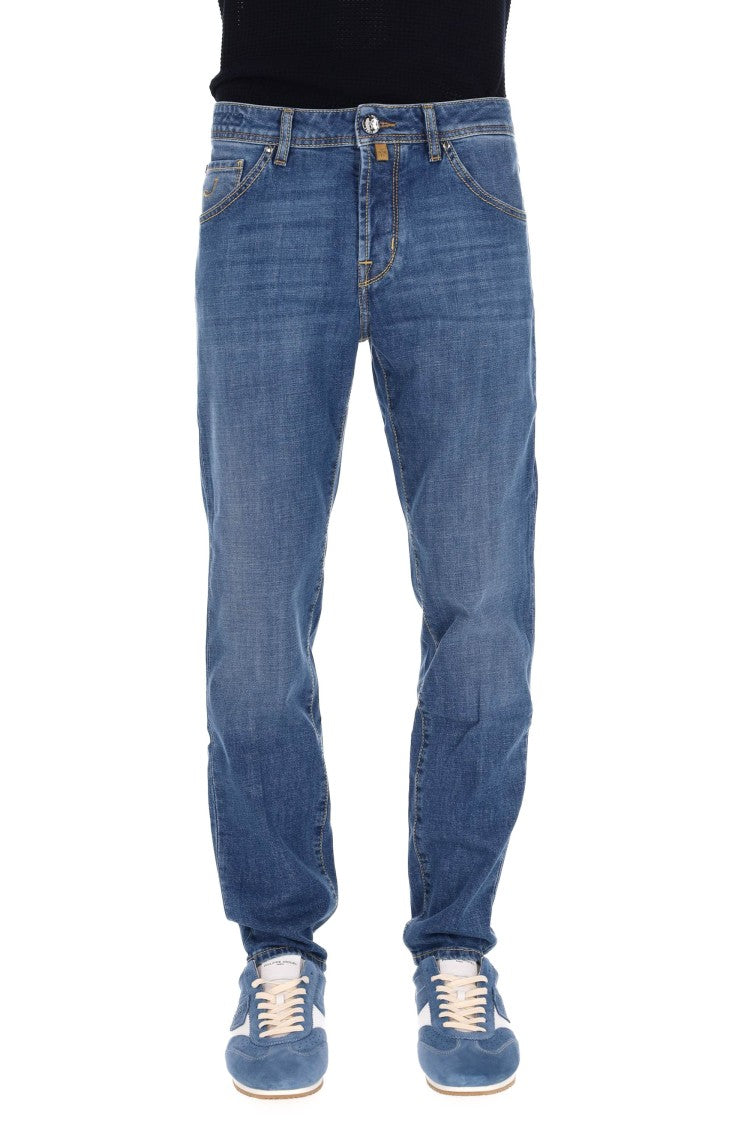 Jacob Cohen Scott Carrot Fit Stretch Denim Jeans
