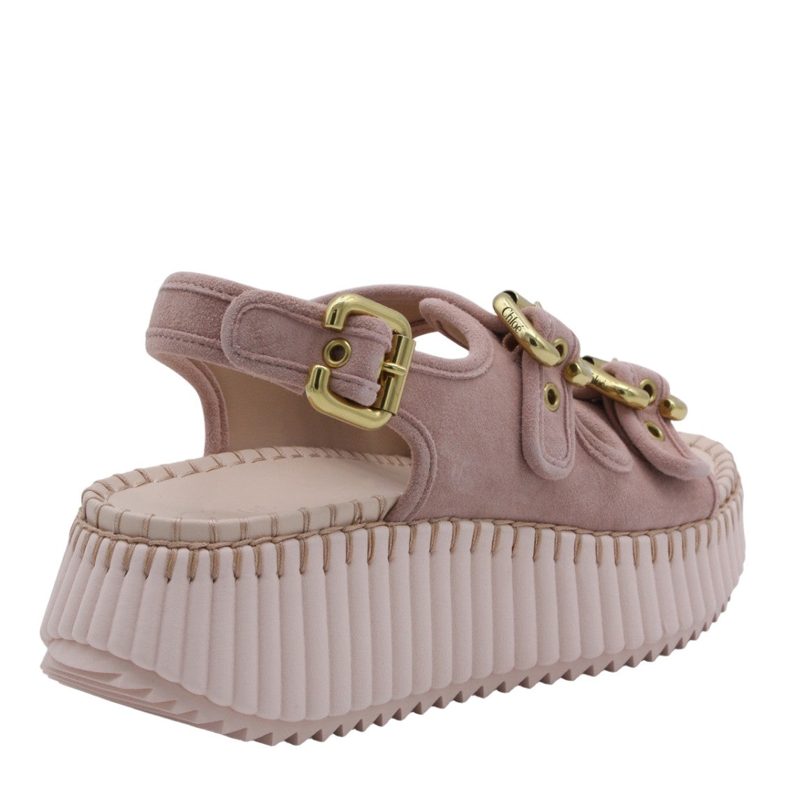 Chloé Platform Sandals With Adjustable Straps