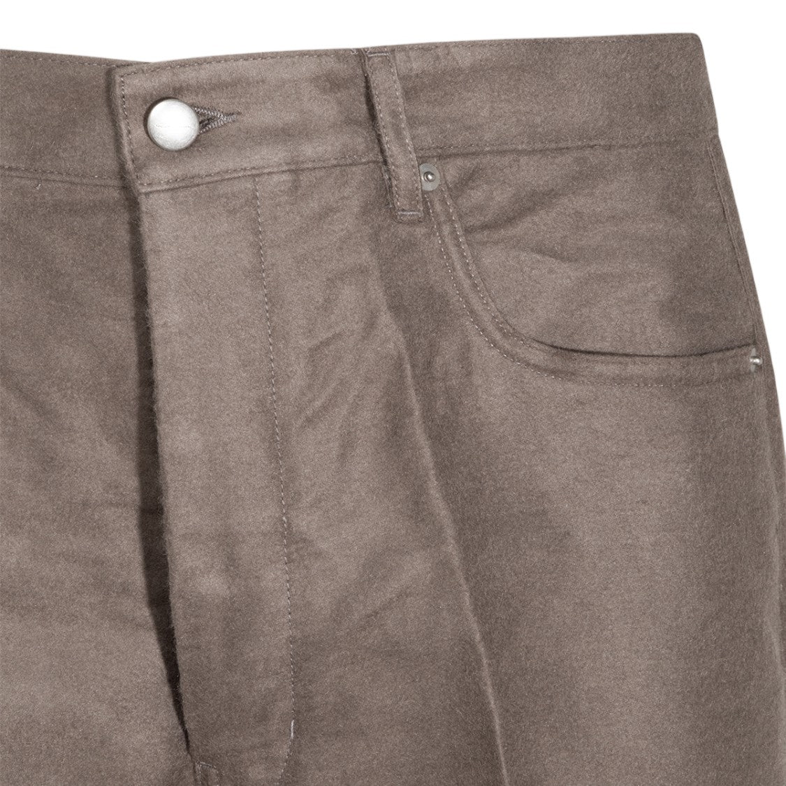 Rick Owens Straight-Leg Trousers With Textured Finish