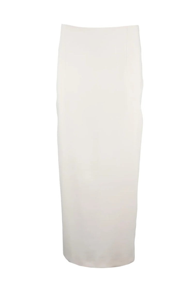 Patrizia Pepe White Pencil Midi Skirt