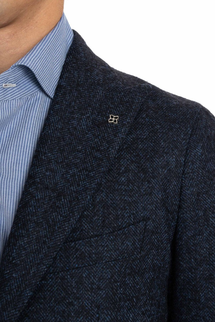 Tagliatore Textured Wool Montecarlo Jacket