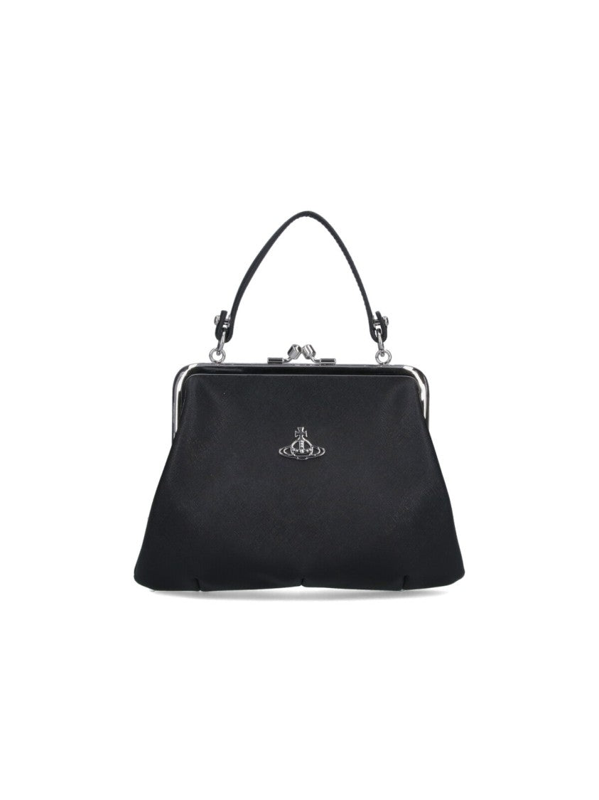 Vivienne Westwood Structured Handbag With Detachable Chain Strap