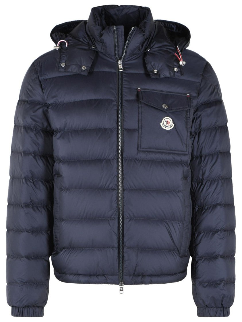 Moncler 'Verith' Blue Polyamide Down Jacket