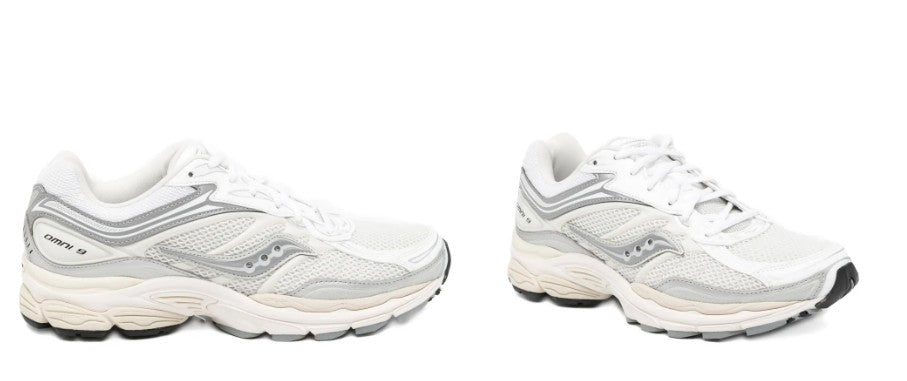Saucony Sporty White Sneakers With Cushioned Sole