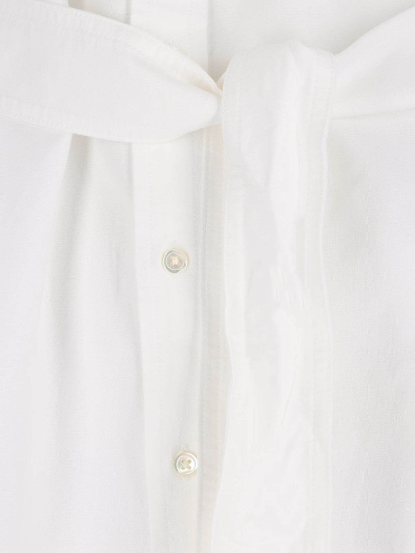 Polo Ralph Lauren Midi Shirt Dress White