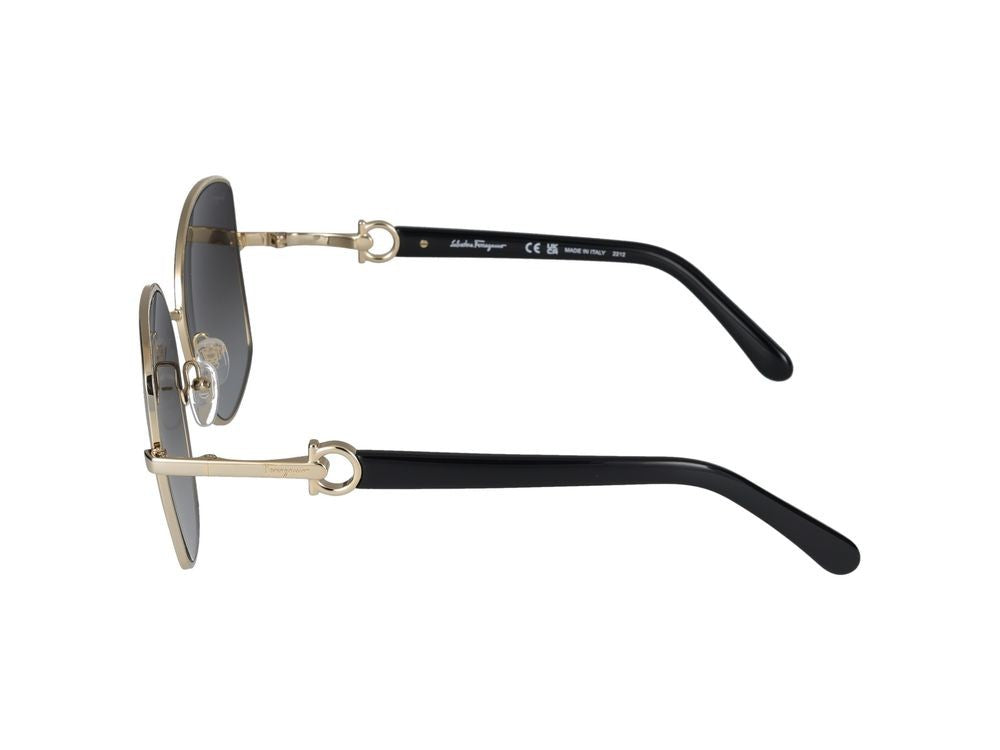 Salvatore Ferragamo Sunglasses Sf304s 738 Gold/Grey Gradient 58/18/140