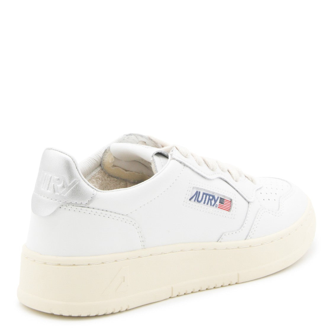 Autry White Leather Low Top Sneakers