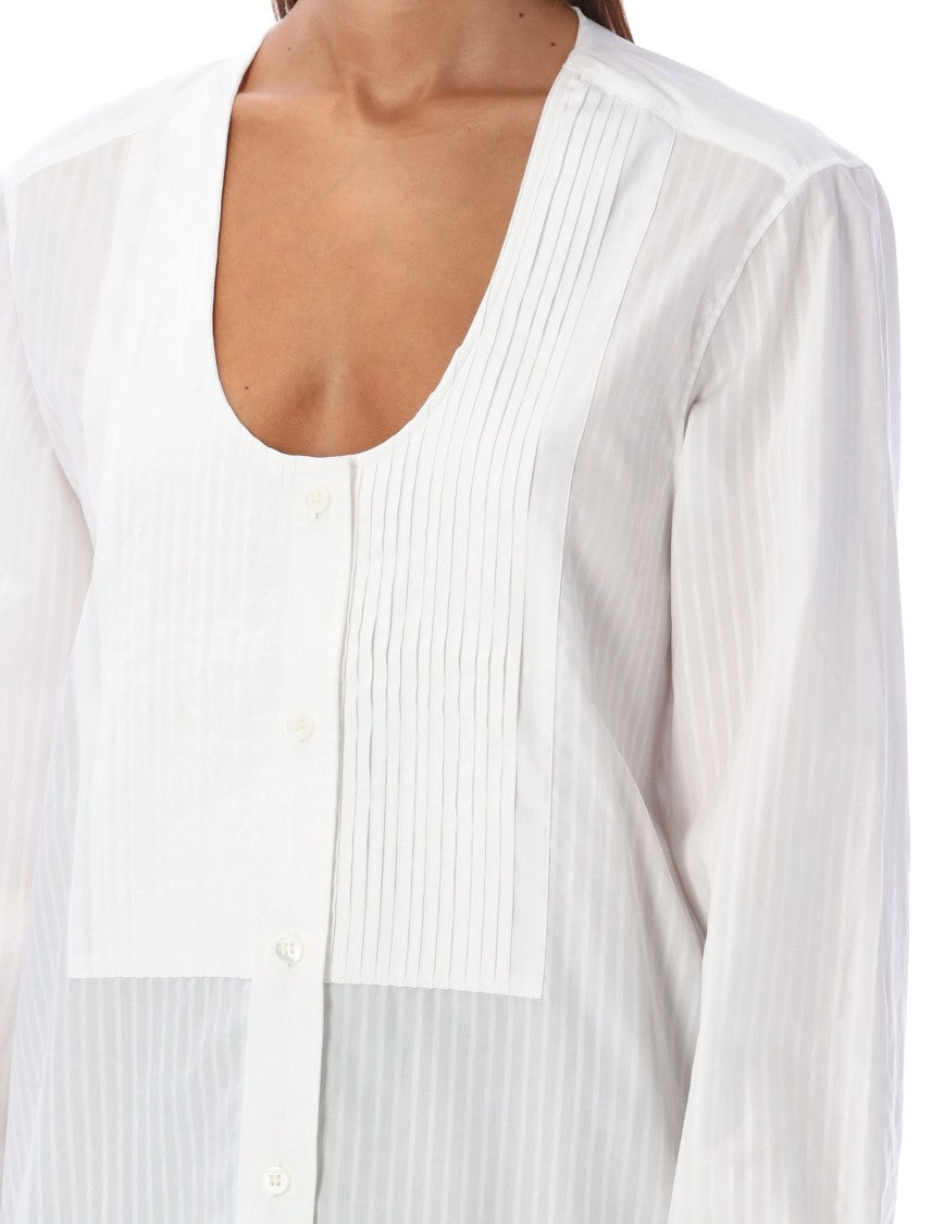 J. W. Anderson Pintuck Bib Shirt