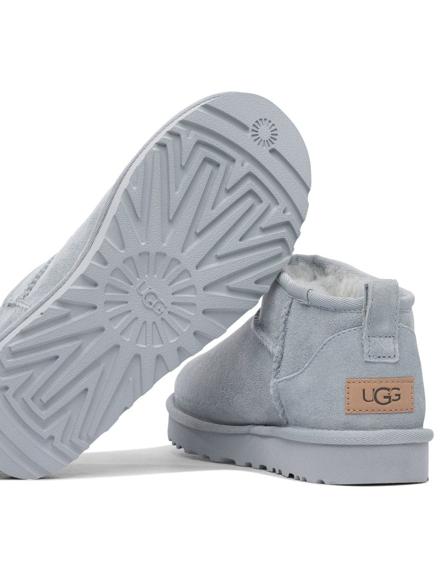 Ugg Soft Suede Ankle Boots With Cozy Interior