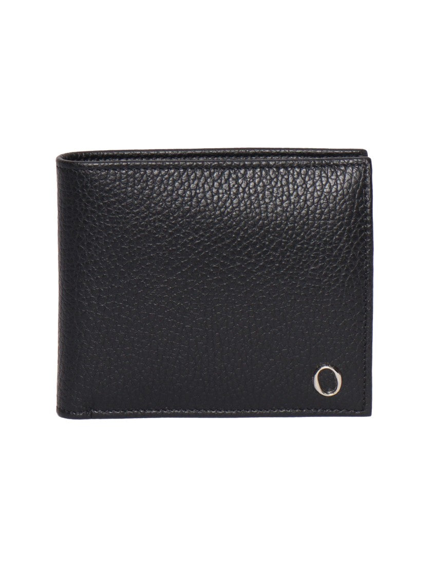 Claudio Orciani Rectangular Calf Leather Wallet With Clean Lines