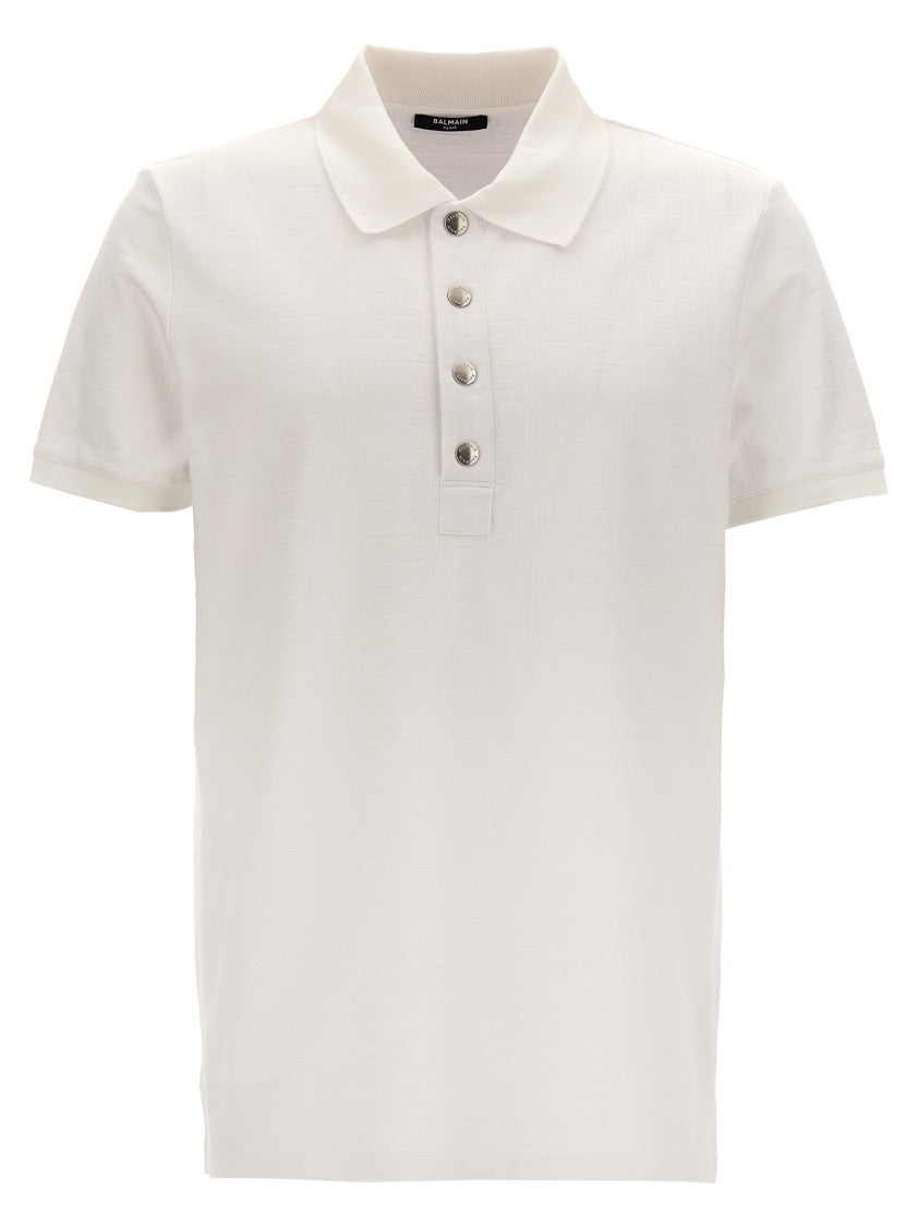 Balmain Monogram' Polo Shirt