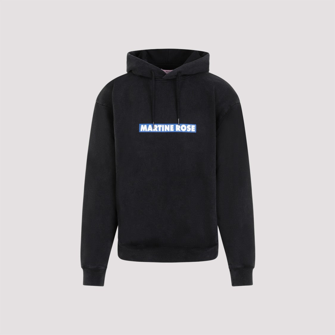 Martine Rose Classic Black Cotton Hoodie