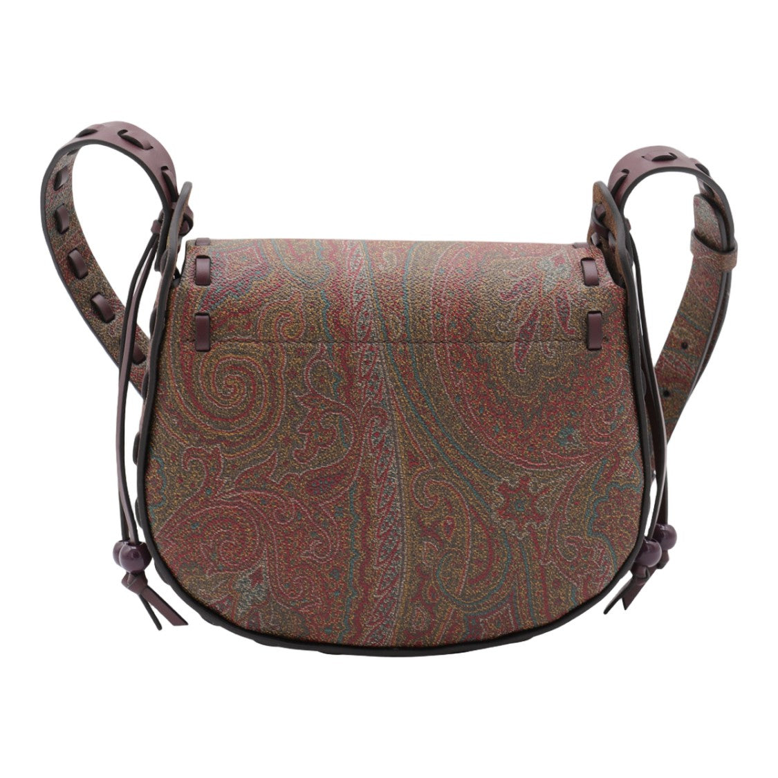 Etro Rounded Flap Bag With Paisley Pattern