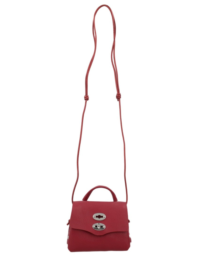 Zanellato Red Quilted Double Turn-Lock Flap Shoulder Bag
