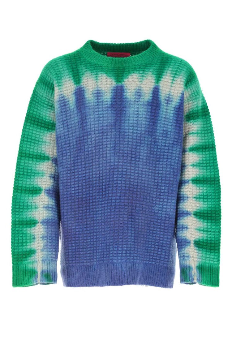 The Elder Statesman Multicolor Cashmere Sweater