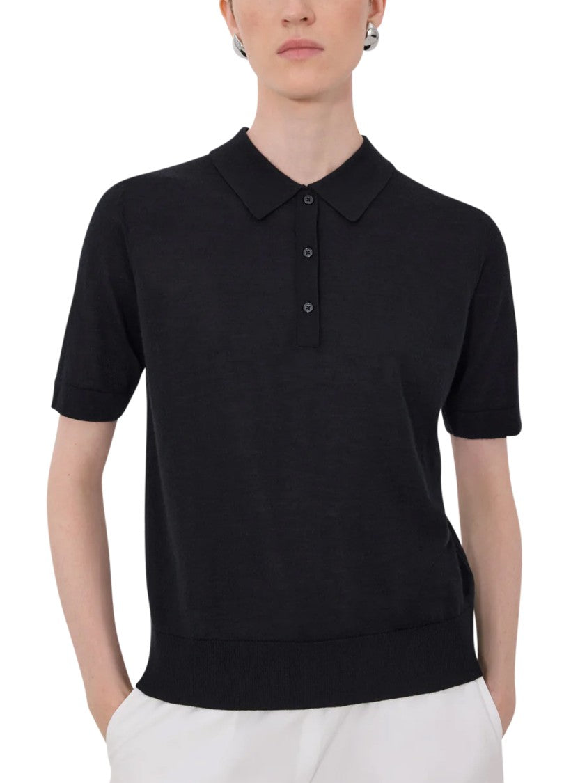 Loulou De Saison Short-Sleeved Polo Shirt With Boxy Fit