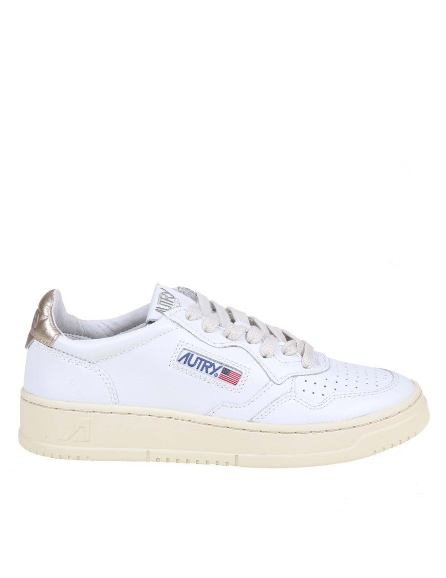 Autry White Leather Sneakers