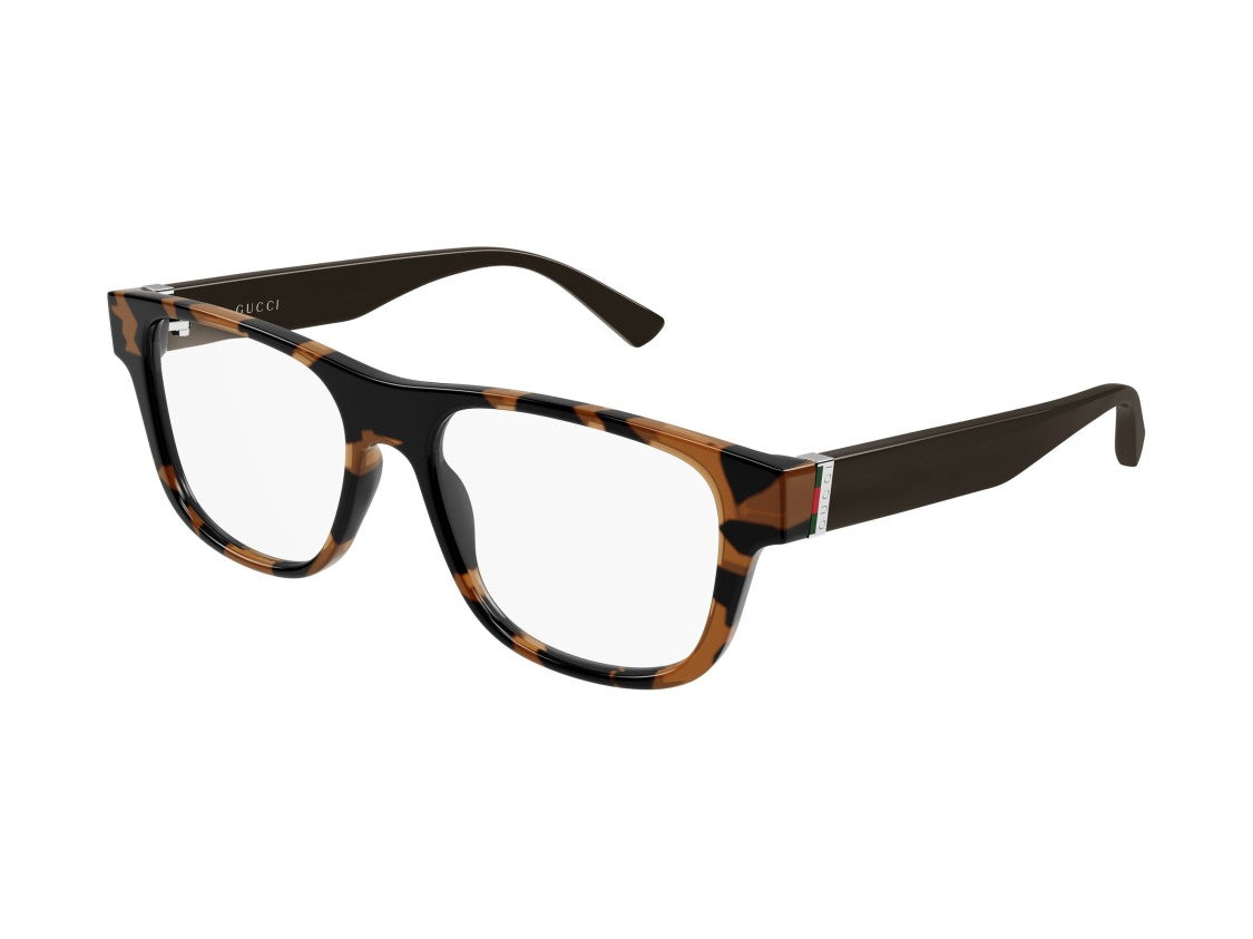 Gucci Tortoiseshell Gg2086o Square Eyeglasses