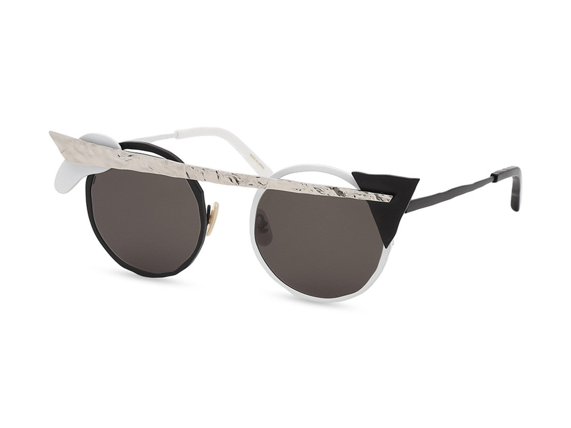 Masahiro Maruyama Mm-0094 Sun Asymmetrical Titanium Brow Bar Sunglasses