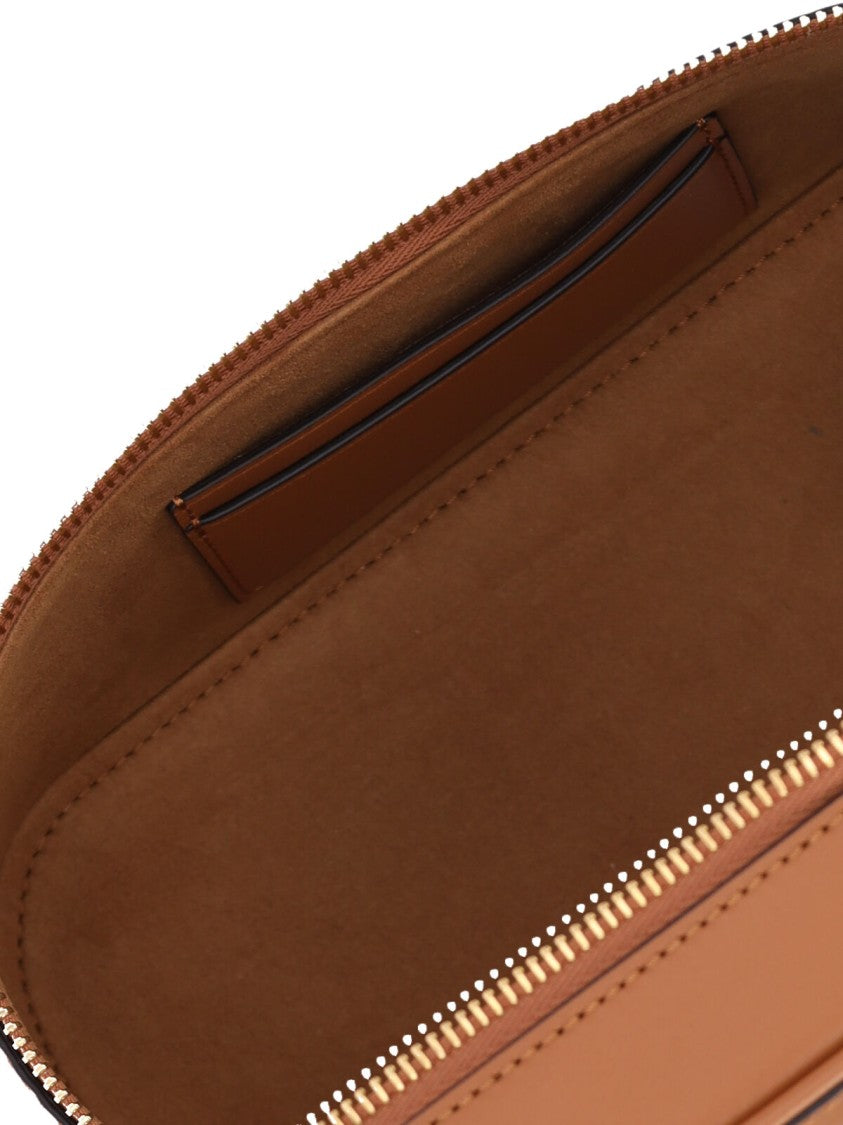 Mcm Brown Aren Visetos Canvas Cosmetic Case