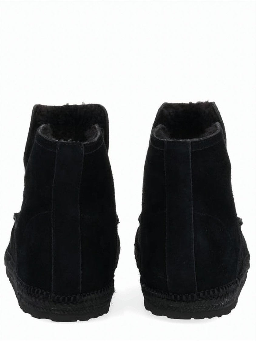 Diesel Soft Suede-Like Black Boots