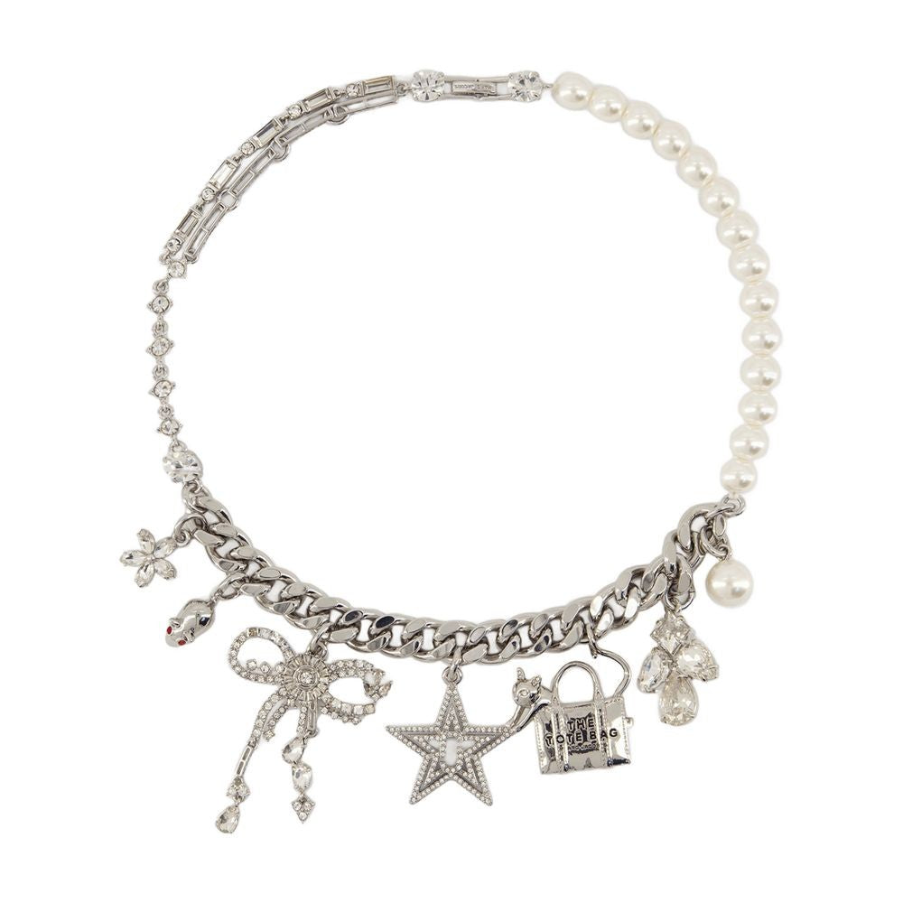 Marc Jacobs Cats Out Of The Bag Necklace - Metal - Silver