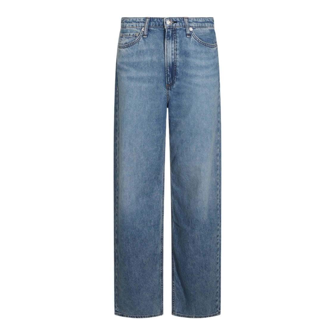 Rag & Bone Straight-Leg Mid-Rise Classic Five-Pocket Jeans