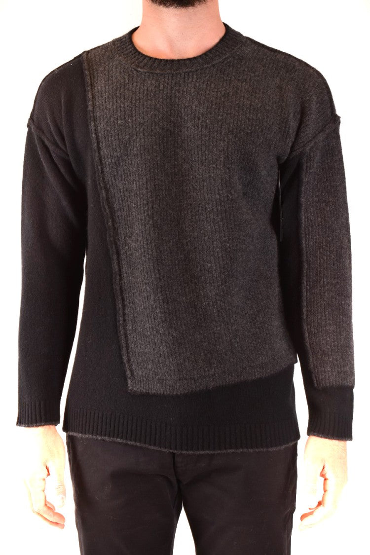 Isabel Benenato Multicolored Knit Sweater Unique Patchwork Design