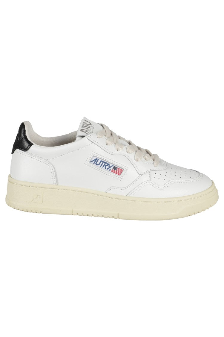 Autry White Medalist Low Genuine Leather Sneakers