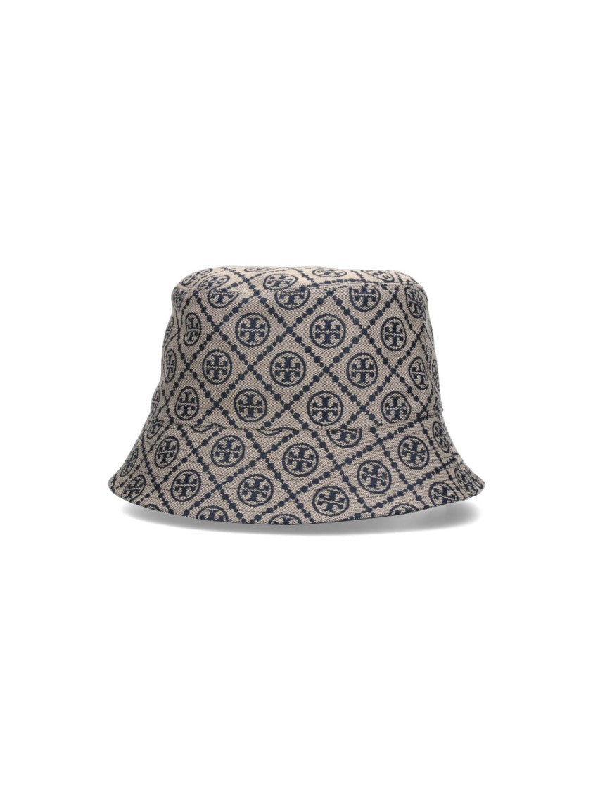 Tory Burch T Monogram' Bucket Hat – Beige