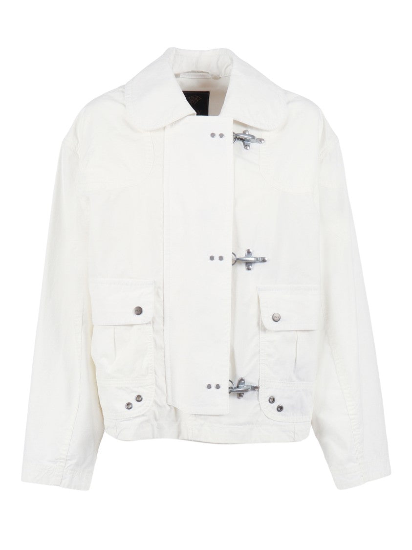 Fay 3Ganci Bomber Sfod Cropped Bomber Jacket