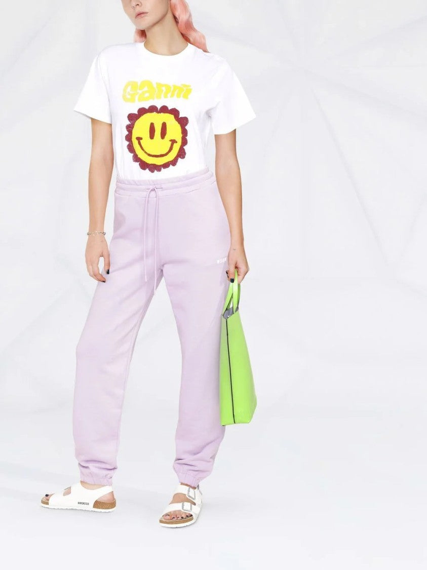 Msgm Logo-Print Track Pants