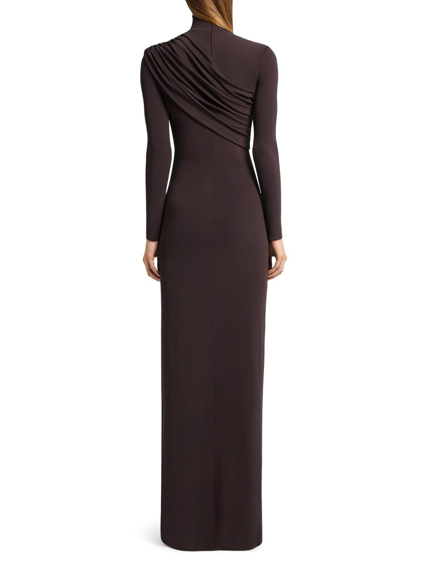 Courrèges Twist Jersey Gown With Distinctive Draped Detail