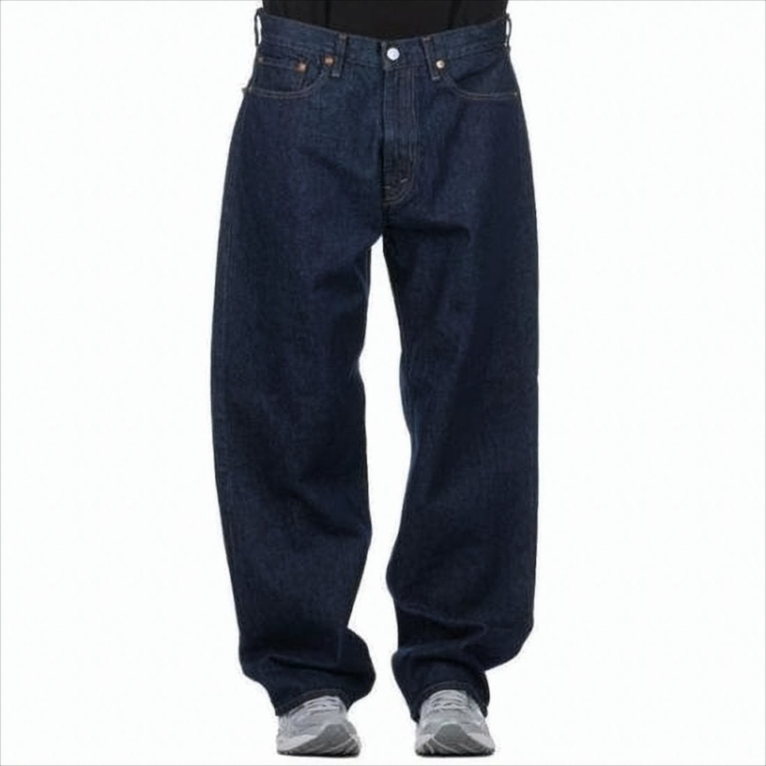 Orslow Classic Straight-Leg Denim Pants With Mid-Rise Waist