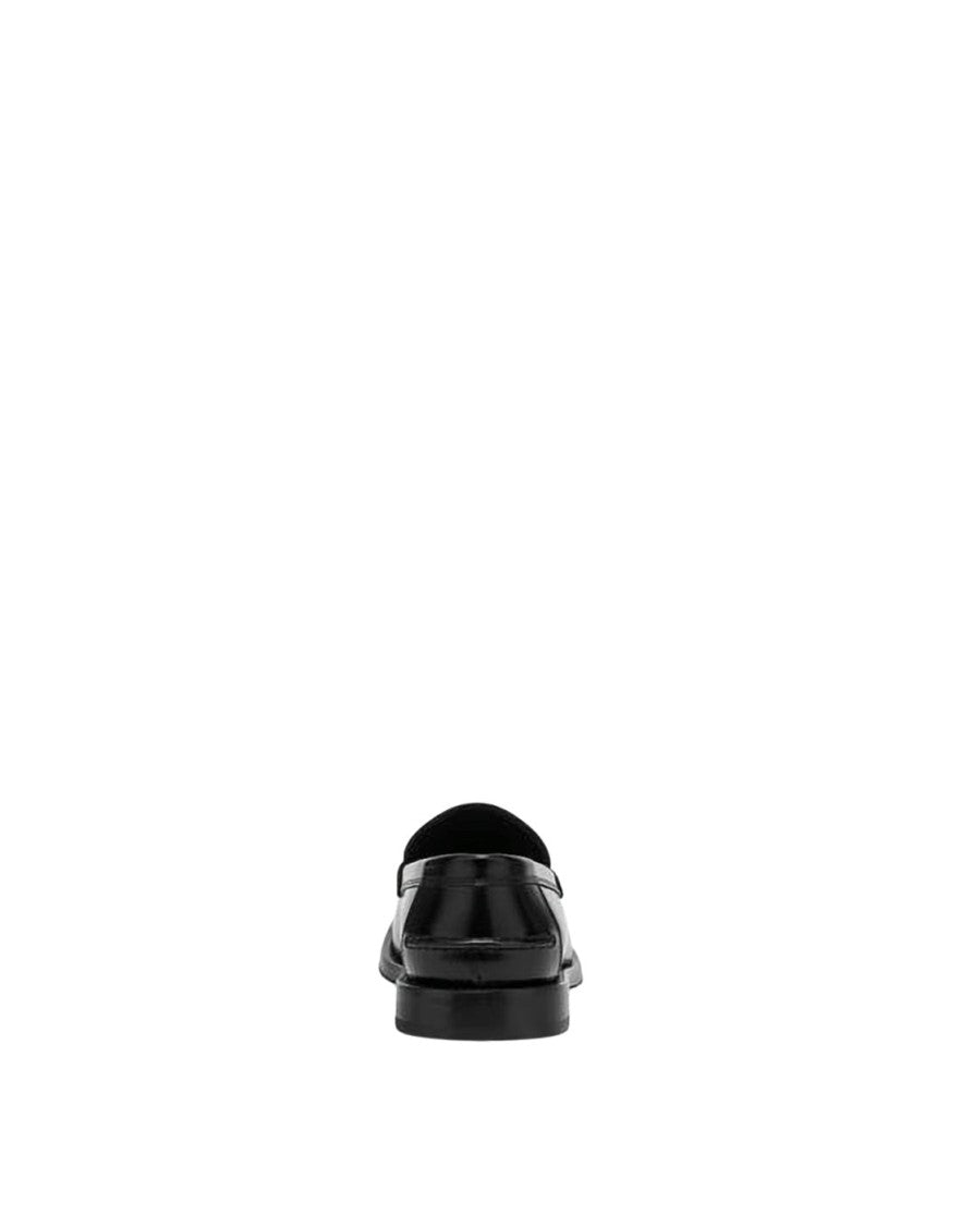 Moschino Polished Leather Mules With Gold-Tone Emblem