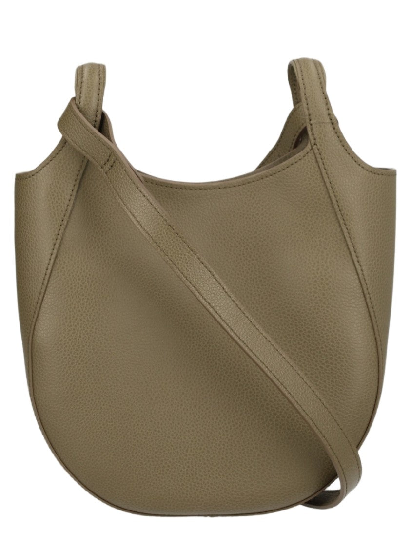 Longchamp Crescent-Shaped Crossbody Bag In Textured Leather