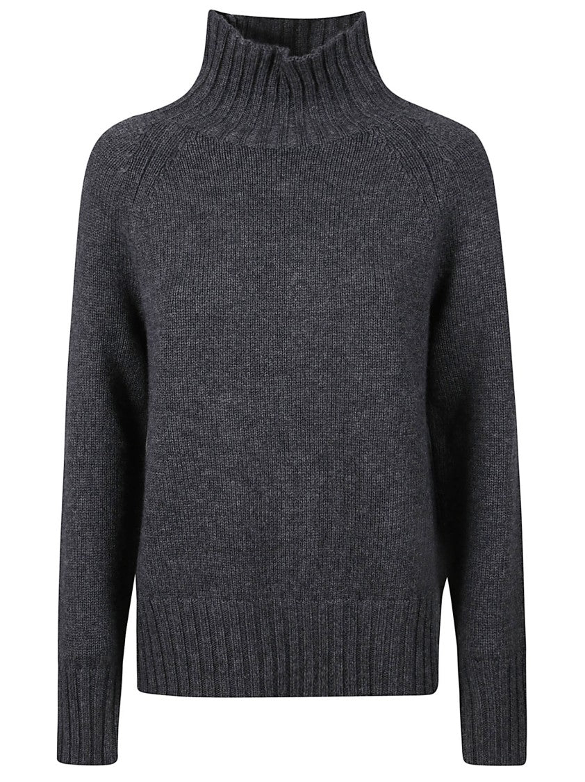 Max Mara Boxy Silhouette Turtleneck Sweater In Wool-Cashmere Blend