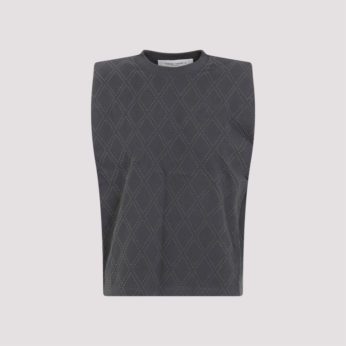 Golden Goose Anthracite Cotton T-Shirt