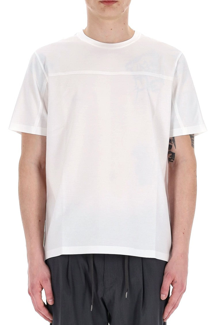 Herno Cotton T-Shirt With Thermo Taping