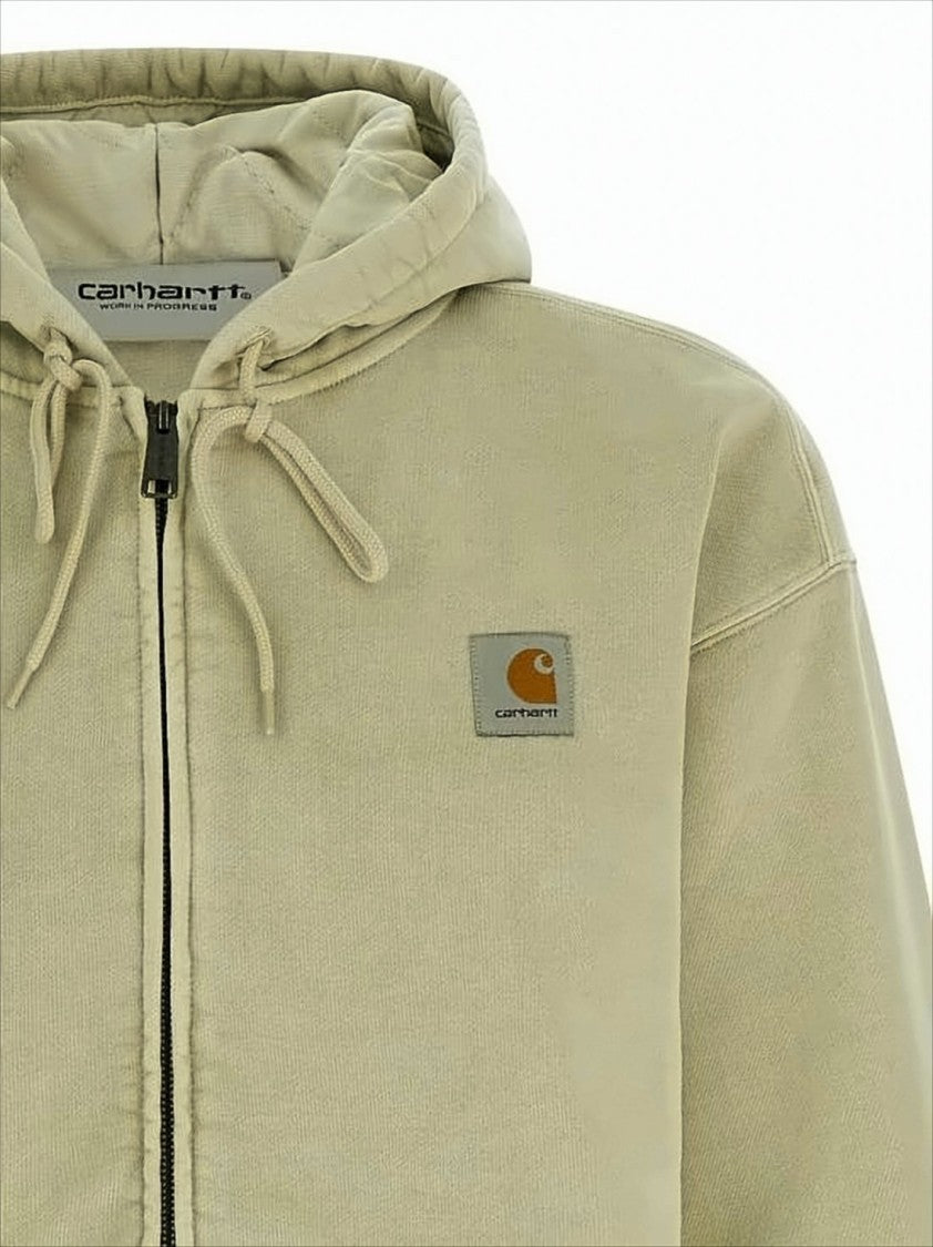 Carhartt Wip Hooded Zip-Up Vista Jacket With Ribbed Cuffs